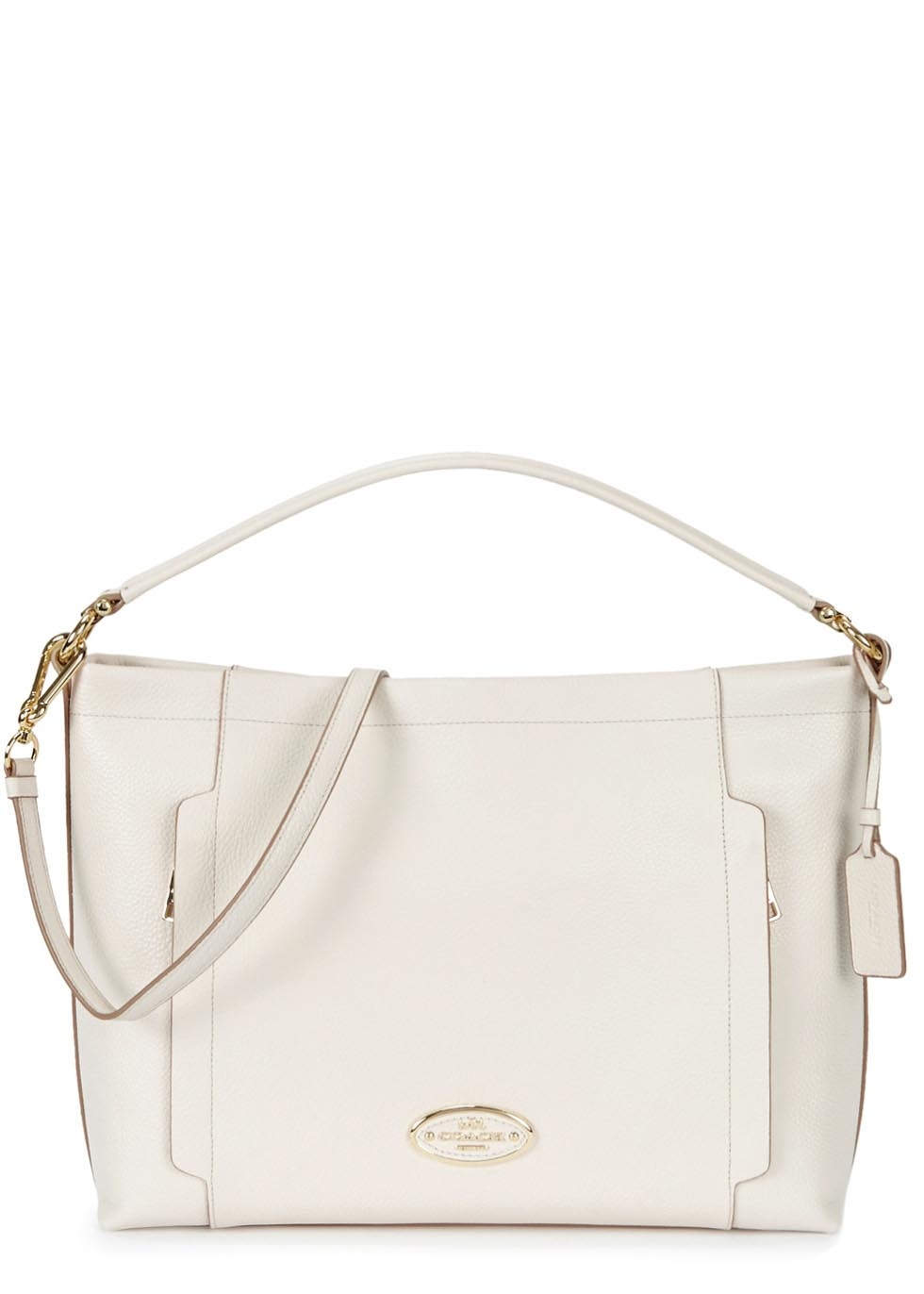 Coach Scout Off White Leather Shoulder Bag In Lyst Gallery
