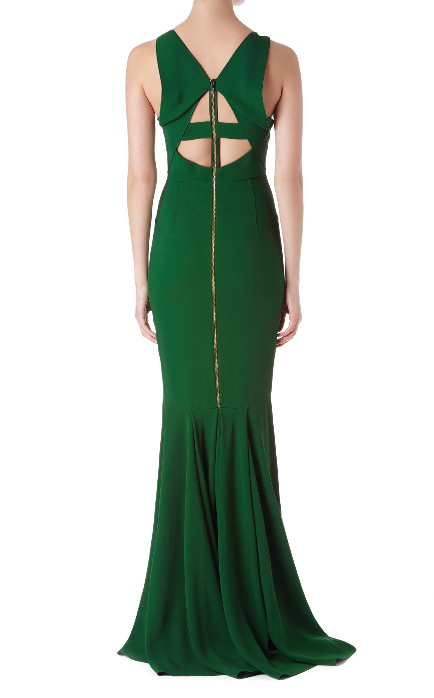 Lyst Roland Mouret Veraha Gown In Green Gallery