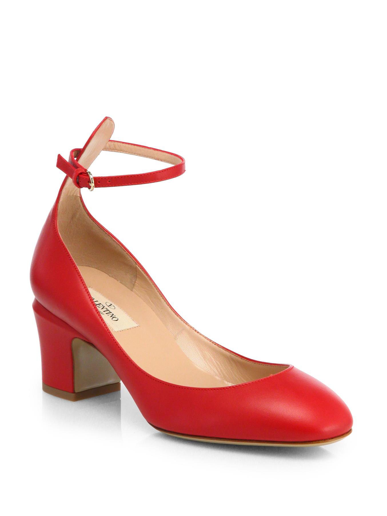 valentino pumps red