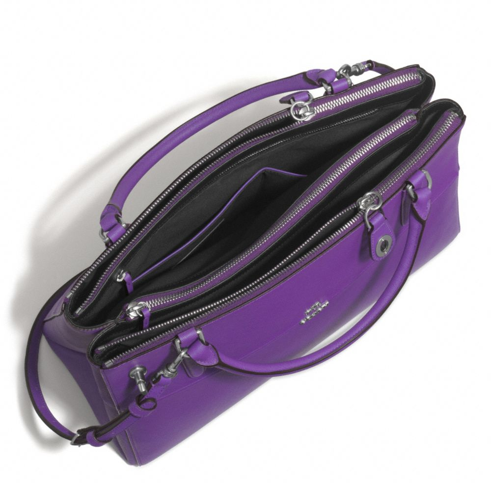 Coach The Borough Bag In Saffiano Leather in Purple (DARK NICKEL ...  
