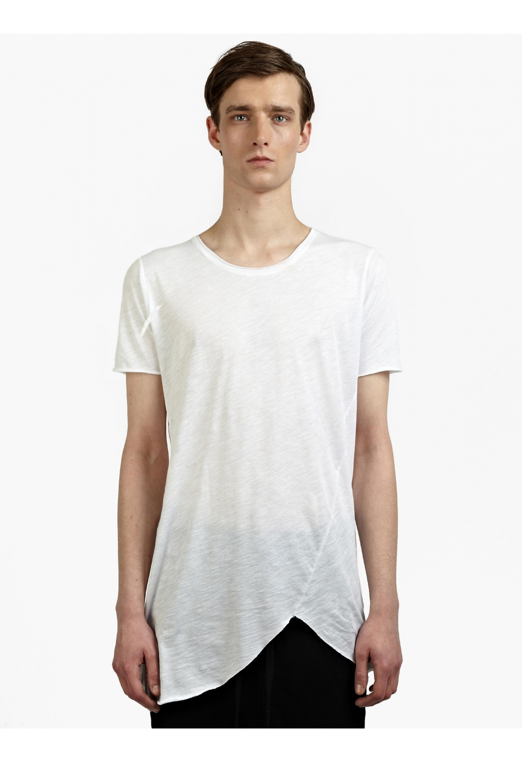 Thom krom Men’S White Raw Edge T-Shirt in White for Men | Lyst