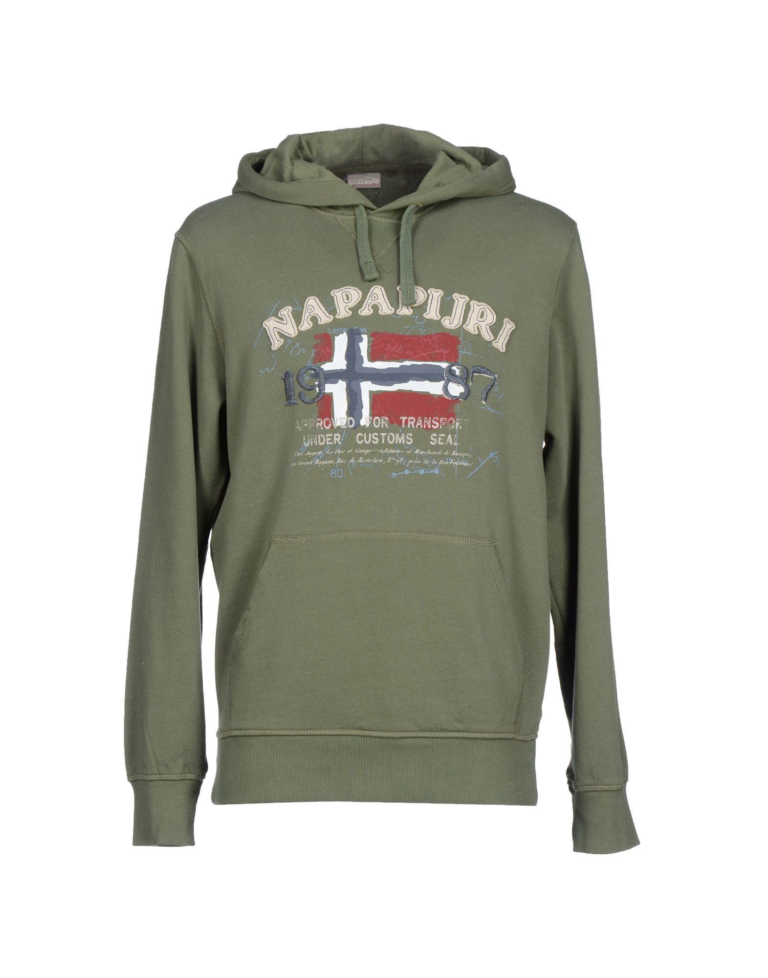 Napapijri Sweatshirt in Green for Men Military  green Lyst