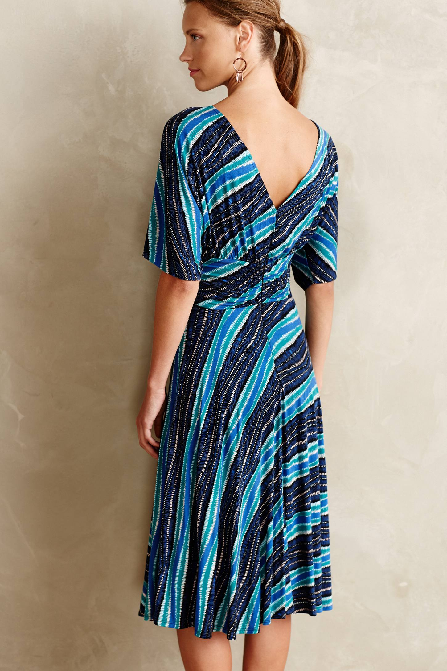 Plenty by tracy reese Wintertide Dress in Blue | Lyst