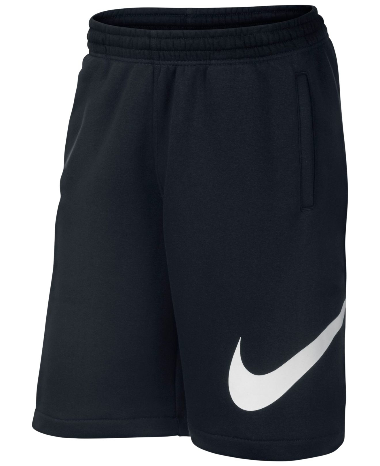 Lyst - Nike Men's Club Swoosh Fleece Shorts in Blue for Men