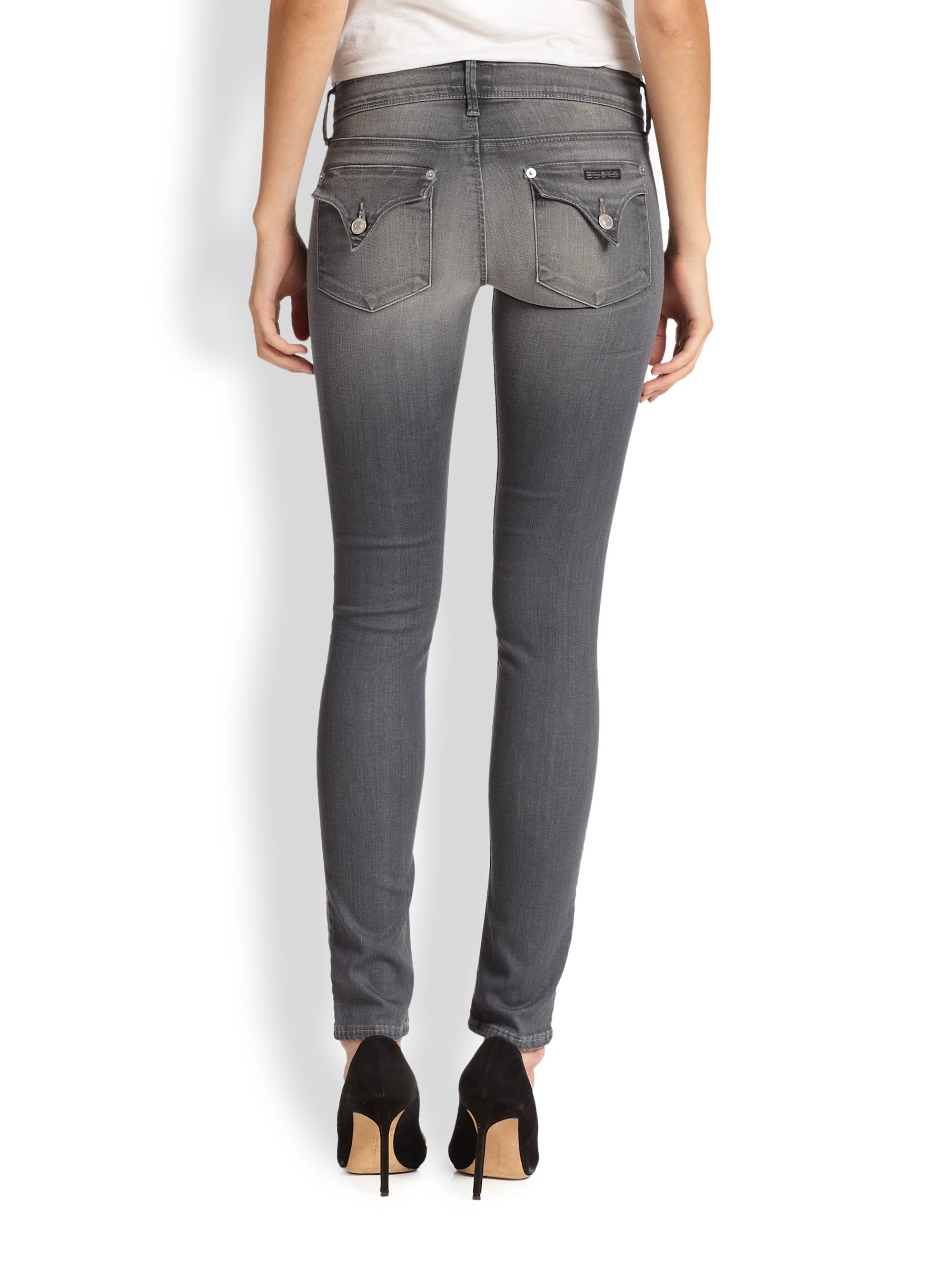 Hudson jeans Collin Skinny Jeans in Blue | Lyst