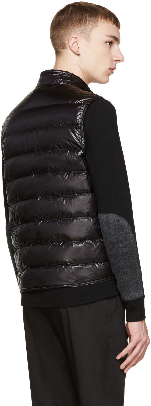 moncler black down gui vest moncler black down gui vest
