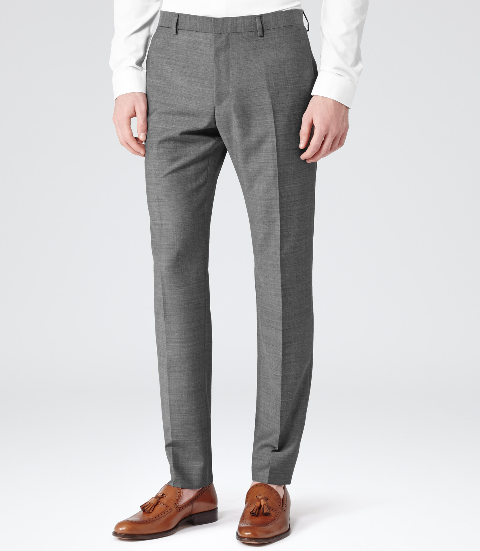 Lyst - Reiss Youngs T Additional Trs For Suits in Gray for Men