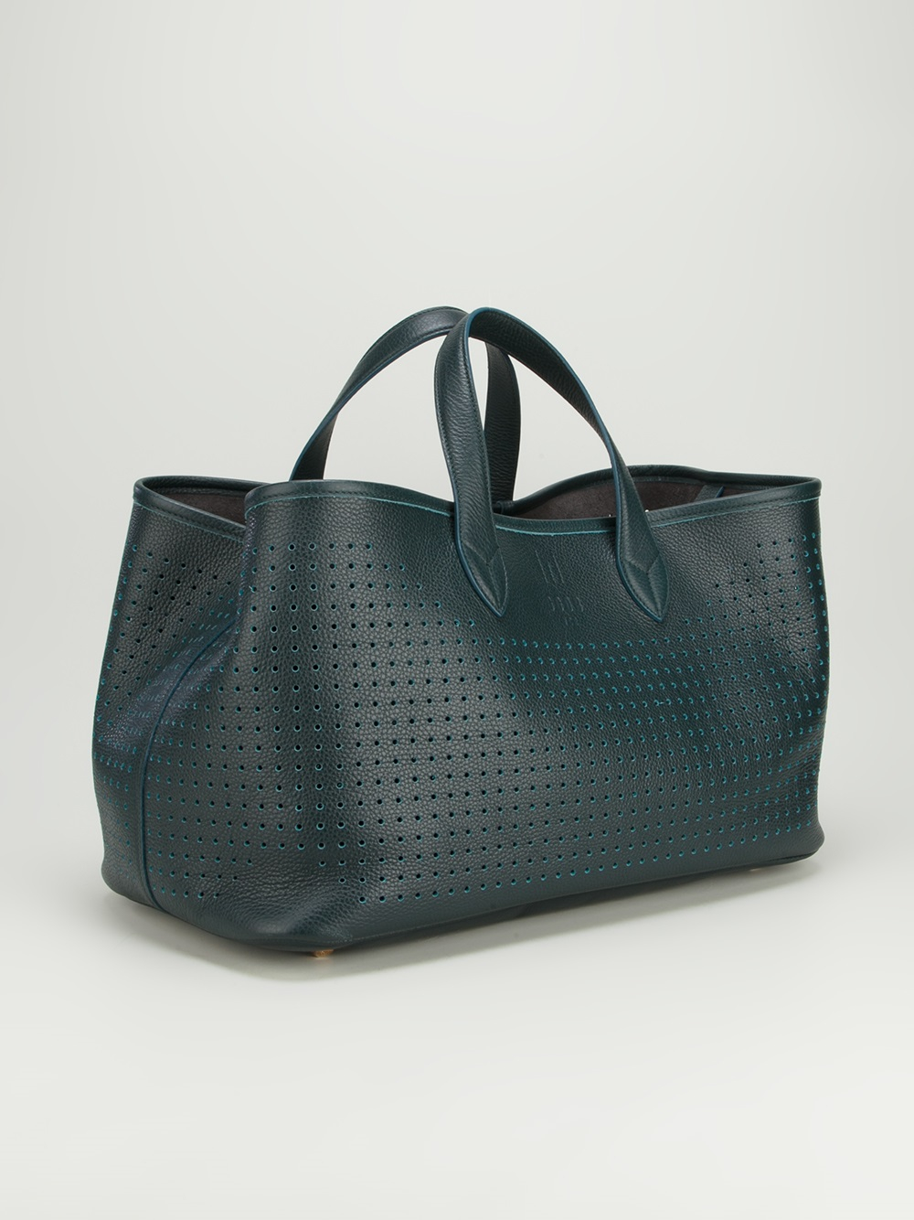 Lyst - Golden Goose Deluxe Brand Coast Leather Perforated Bag in Green