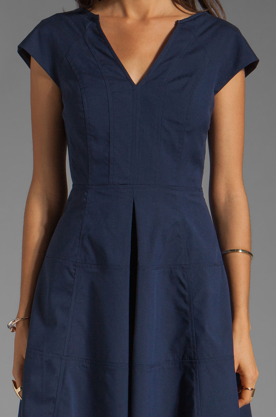 Lyst Nanette Lepore Zobra Dress In Navy Blue Gallery