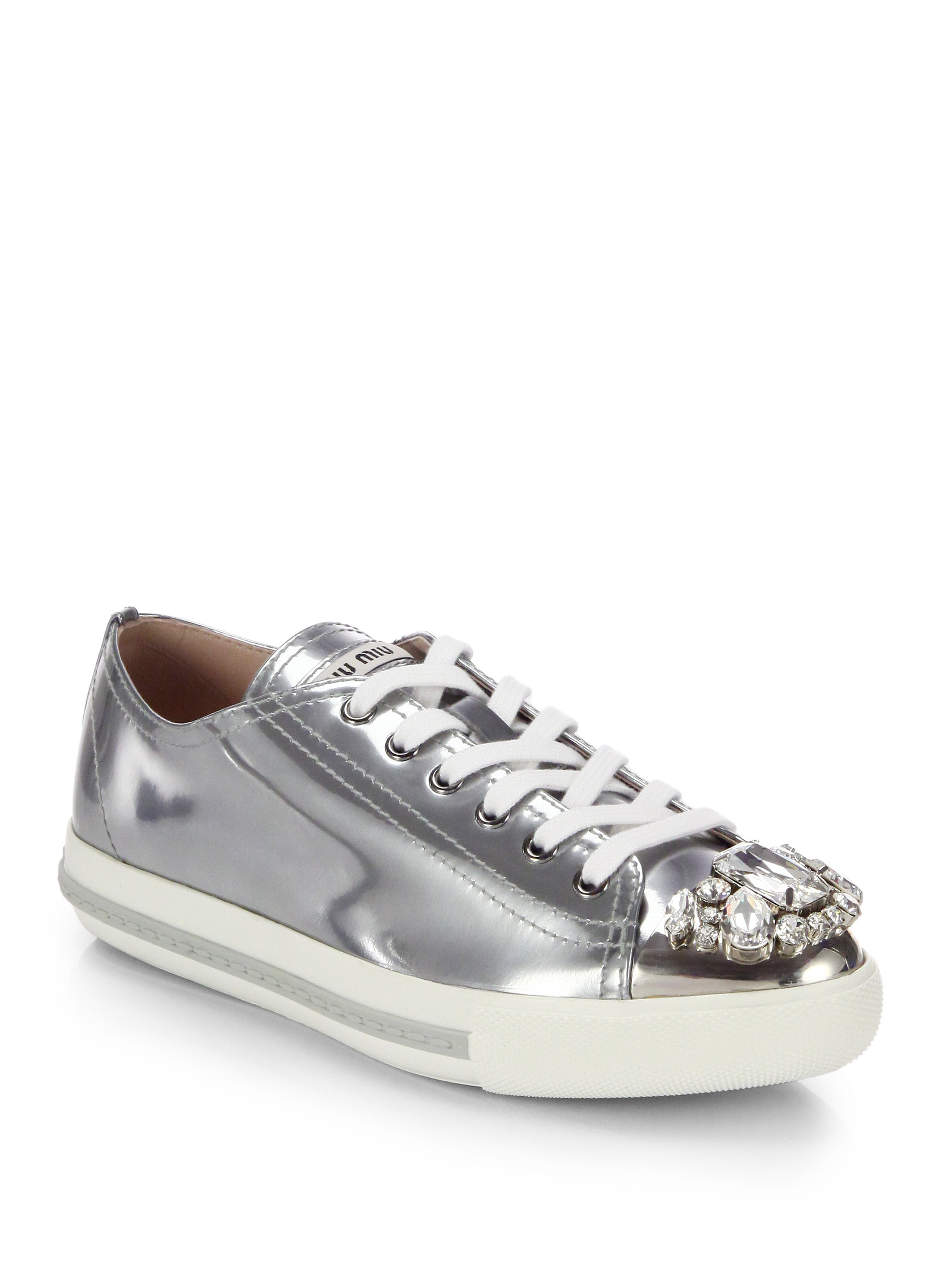 miu miu cap toe sneakers miu miu swarovski cap toe patent leather sneakers miu miu cap toe sneakers miu miu swarovski cap toe patent leather sneakers