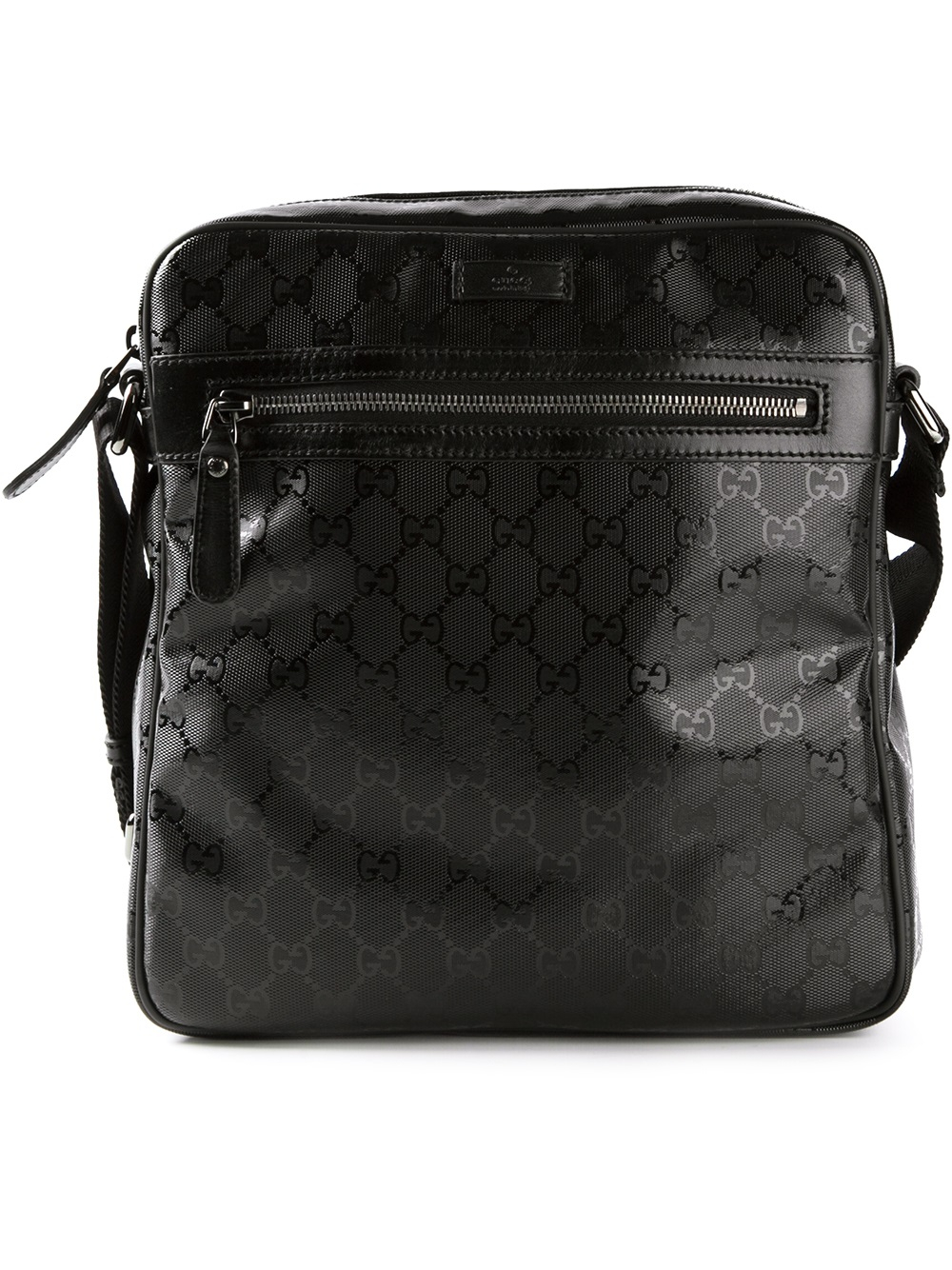 Lyst - Gucci Monogram Shoulder Bag in Black for Men