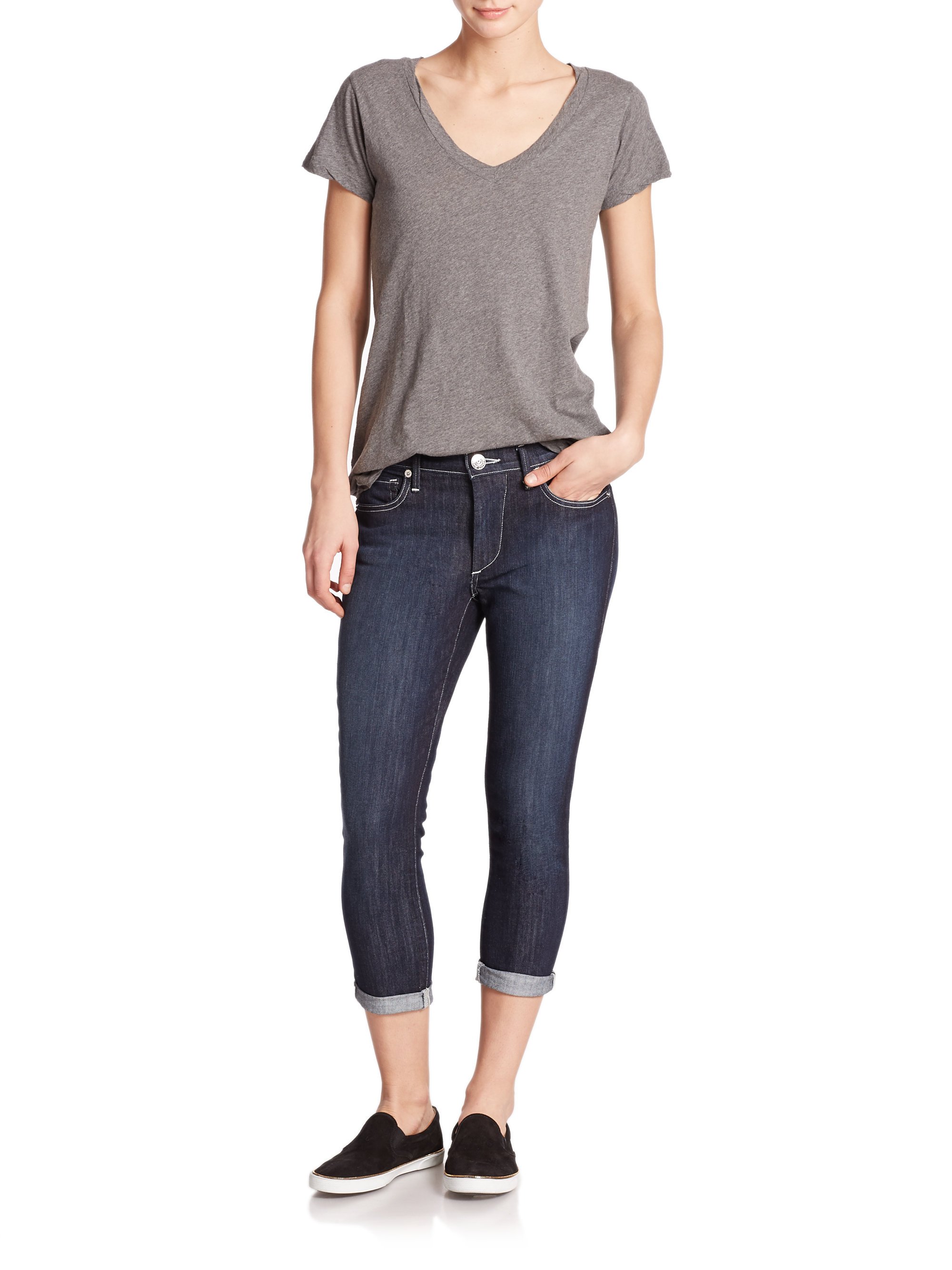 true craft mid rise skinny jean