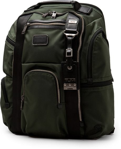 Tumi Alpha Bravo Ballistic Nylon Knox Backpack in Green (spruce) | Lyst