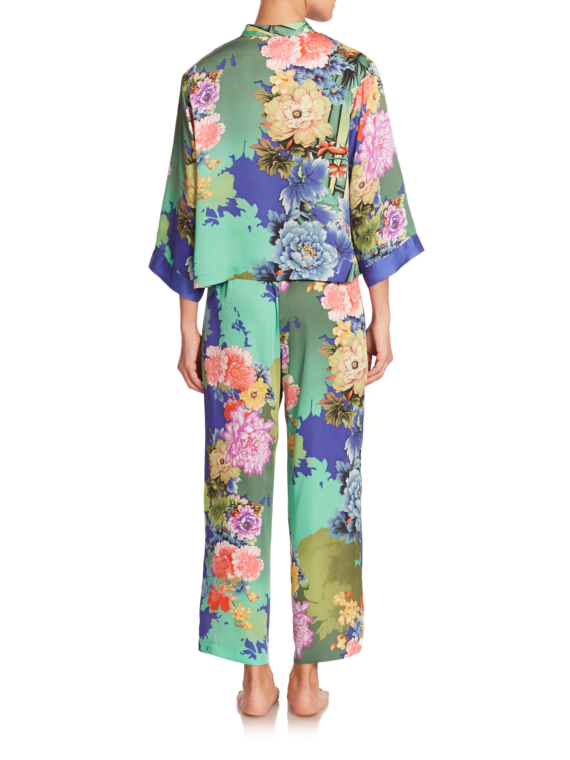 Natori Tahiti Mandarincollar Pajamas Lyst