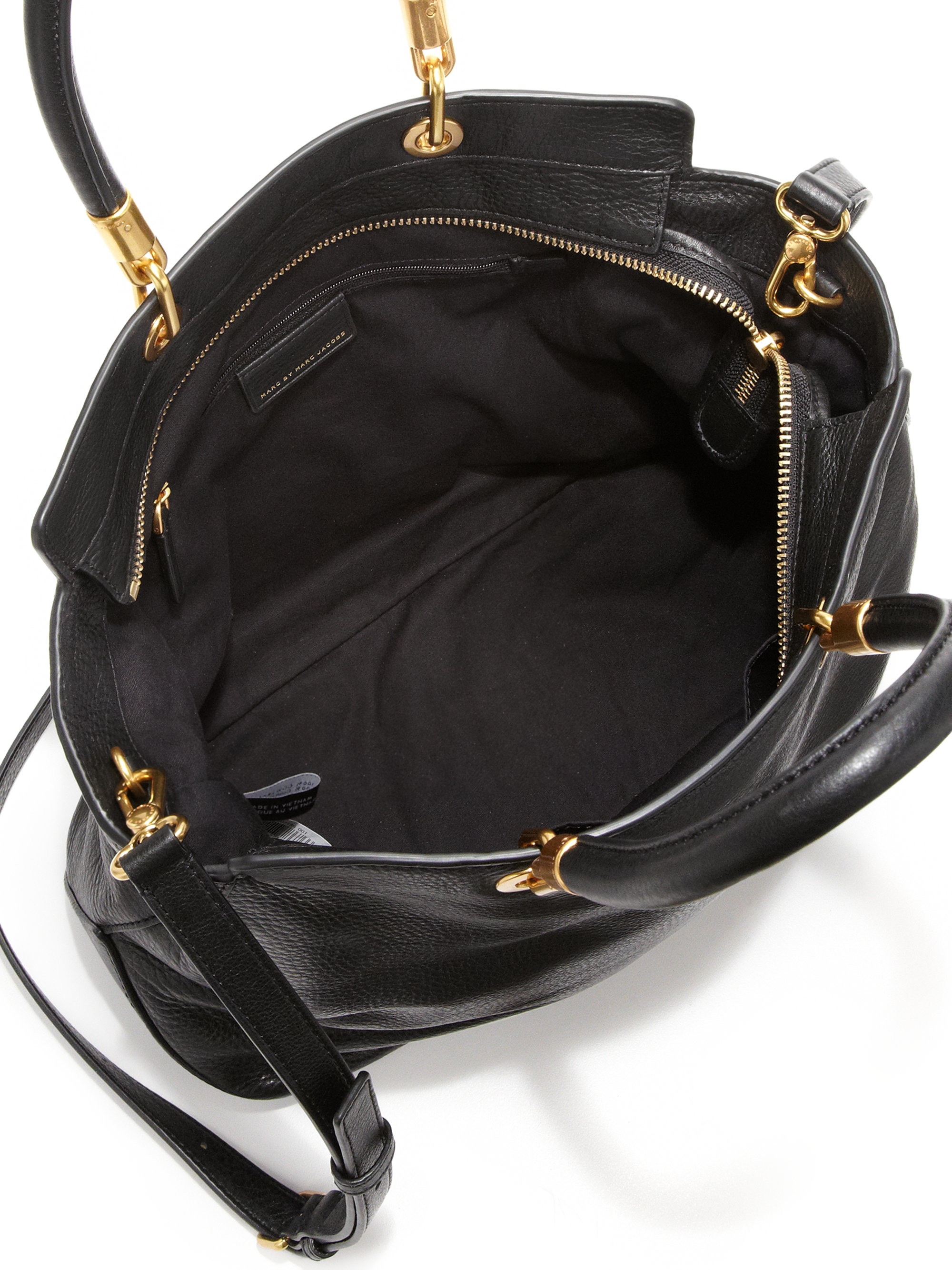 Lyst Marc By Jacobs Bentley Leather Tote In Black Gallery
