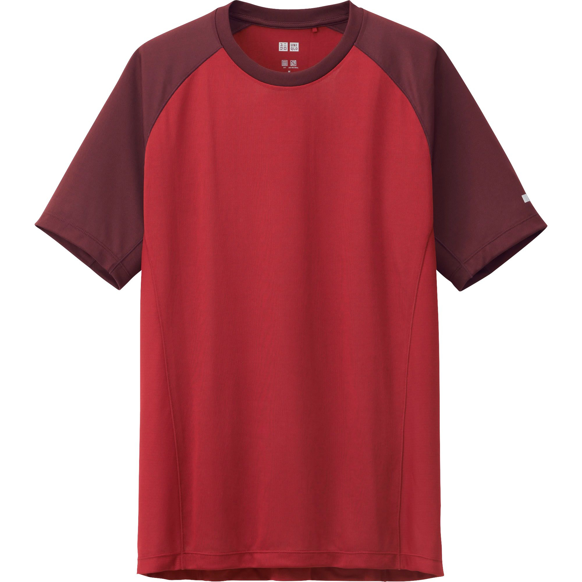 Uniqlo Men Dry Mesh Crew Neck Short Sleeve T Shirt in Red for Men | Lyst