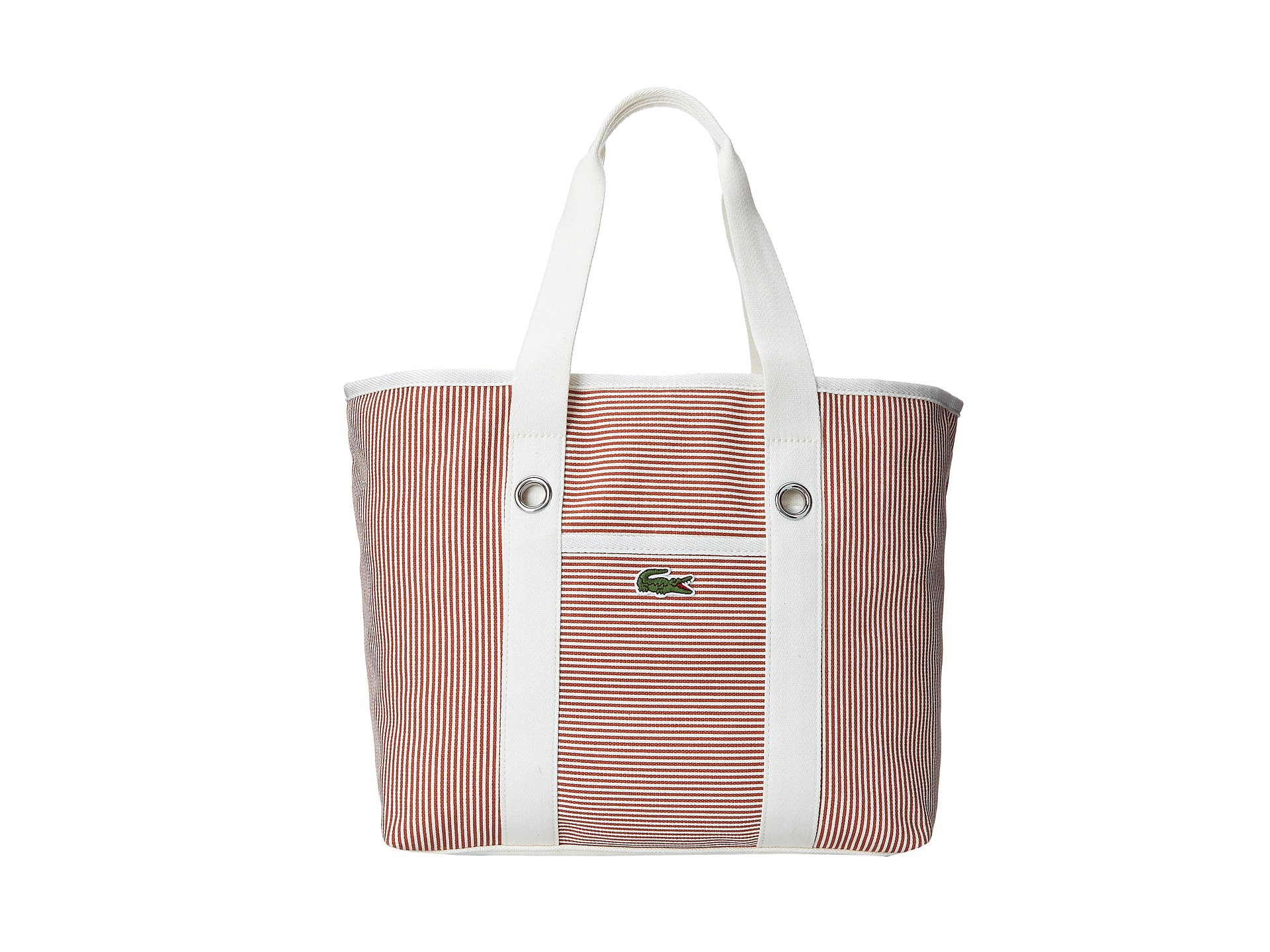 Lacoste Summer Fantaisie Medium Shopping Bag in White (Autumn Glaze ...