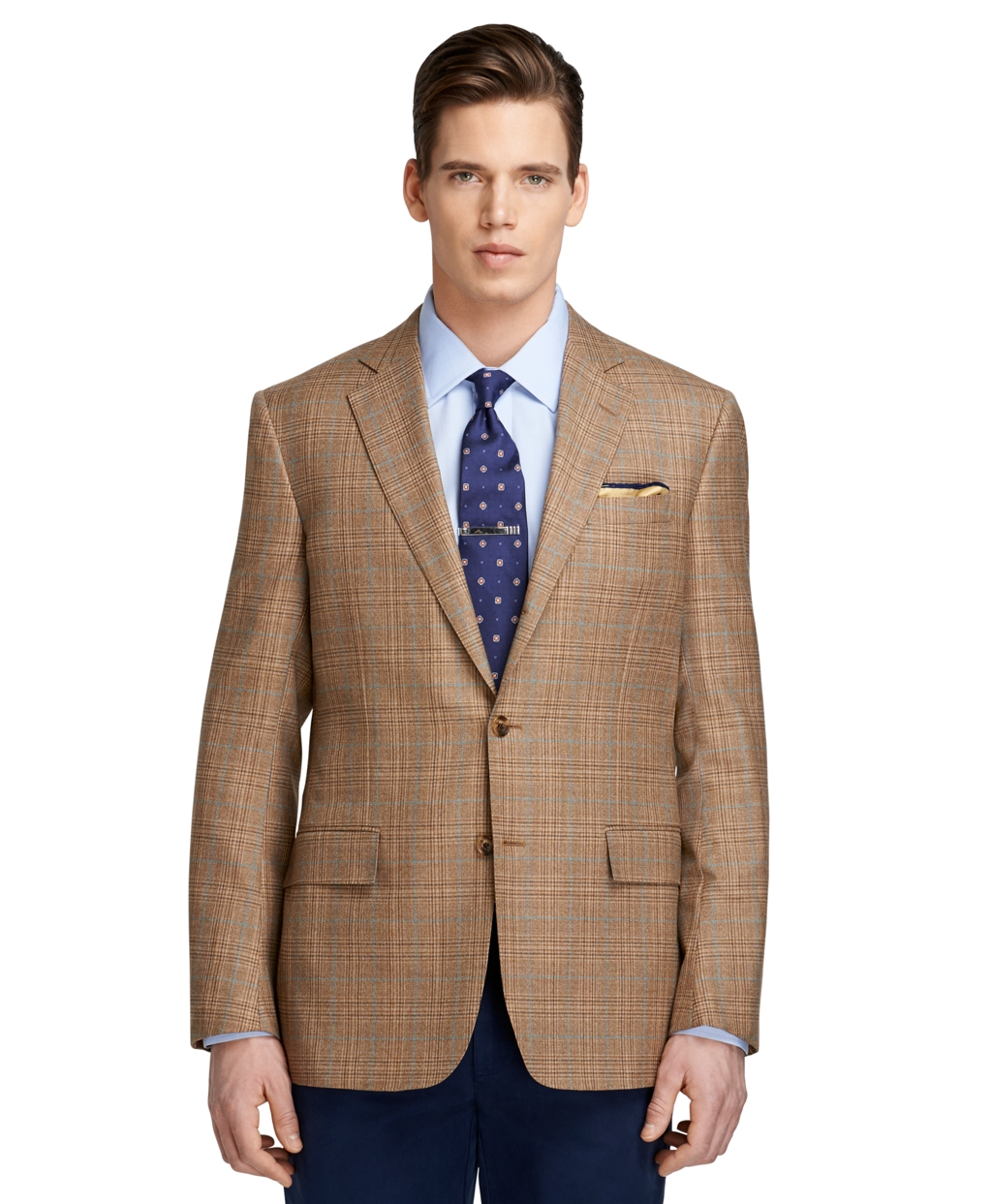 Brooks Brothers Regent Fit Plaid With Soft Blue Deco Sport Coat in ...