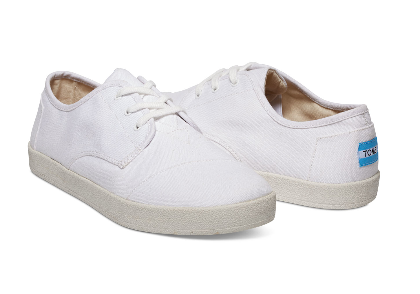 toms white canvas sneakers