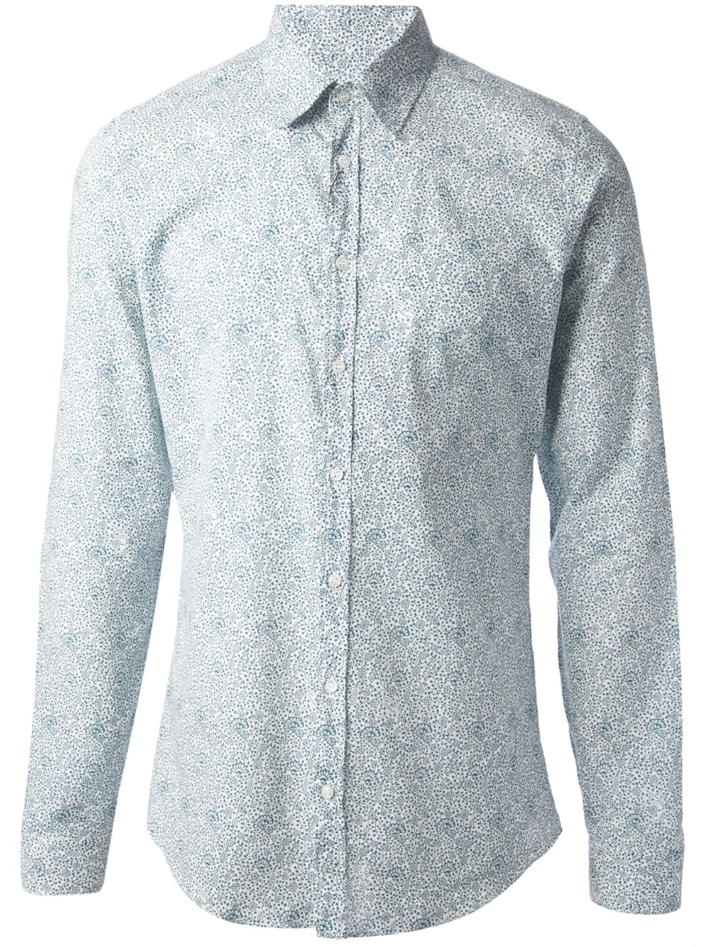 Lyst - Gucci Printed Shirt in Green for Men