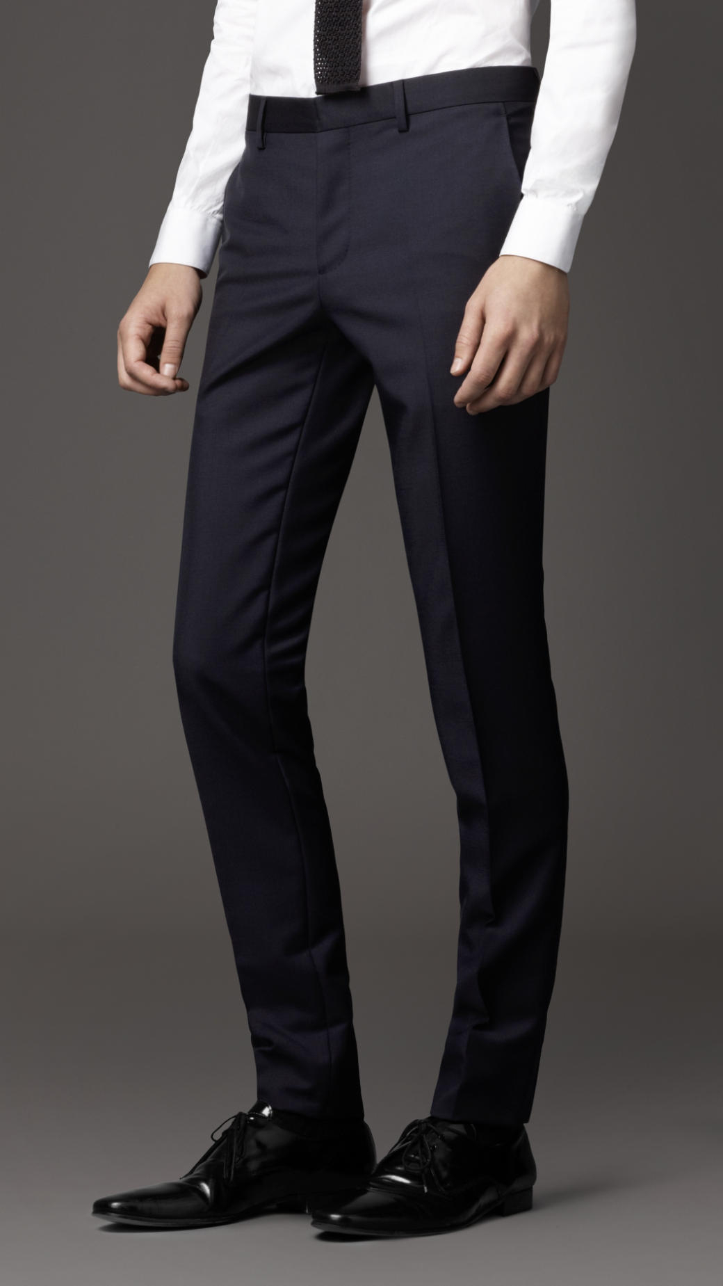 Burberry Slim Fit Wool Mohair Suit in Blue for Men (true navy) | Lyst