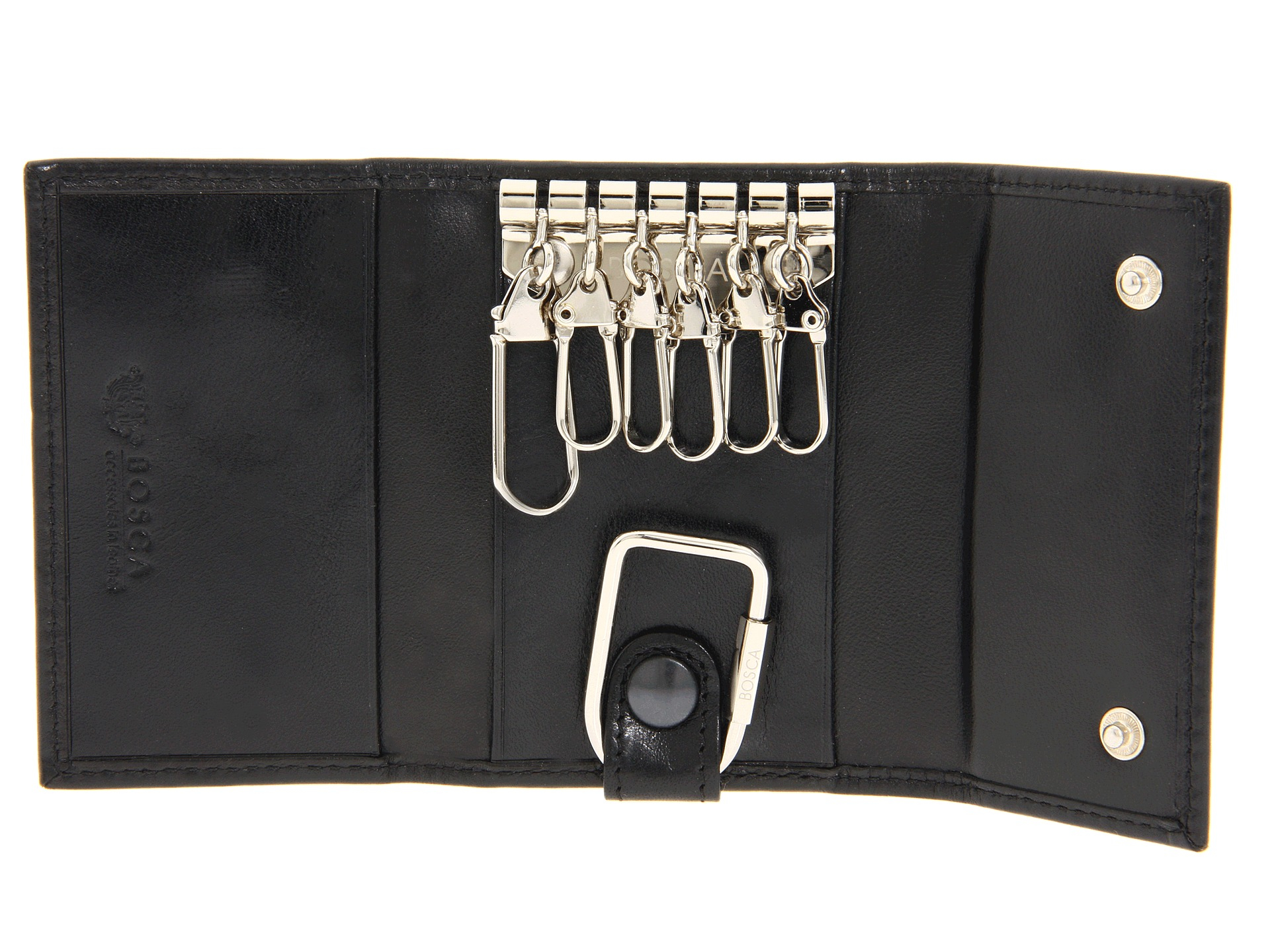 Bosca Old Leather Collection 6 Hook Key Case in Black for Men Lyst