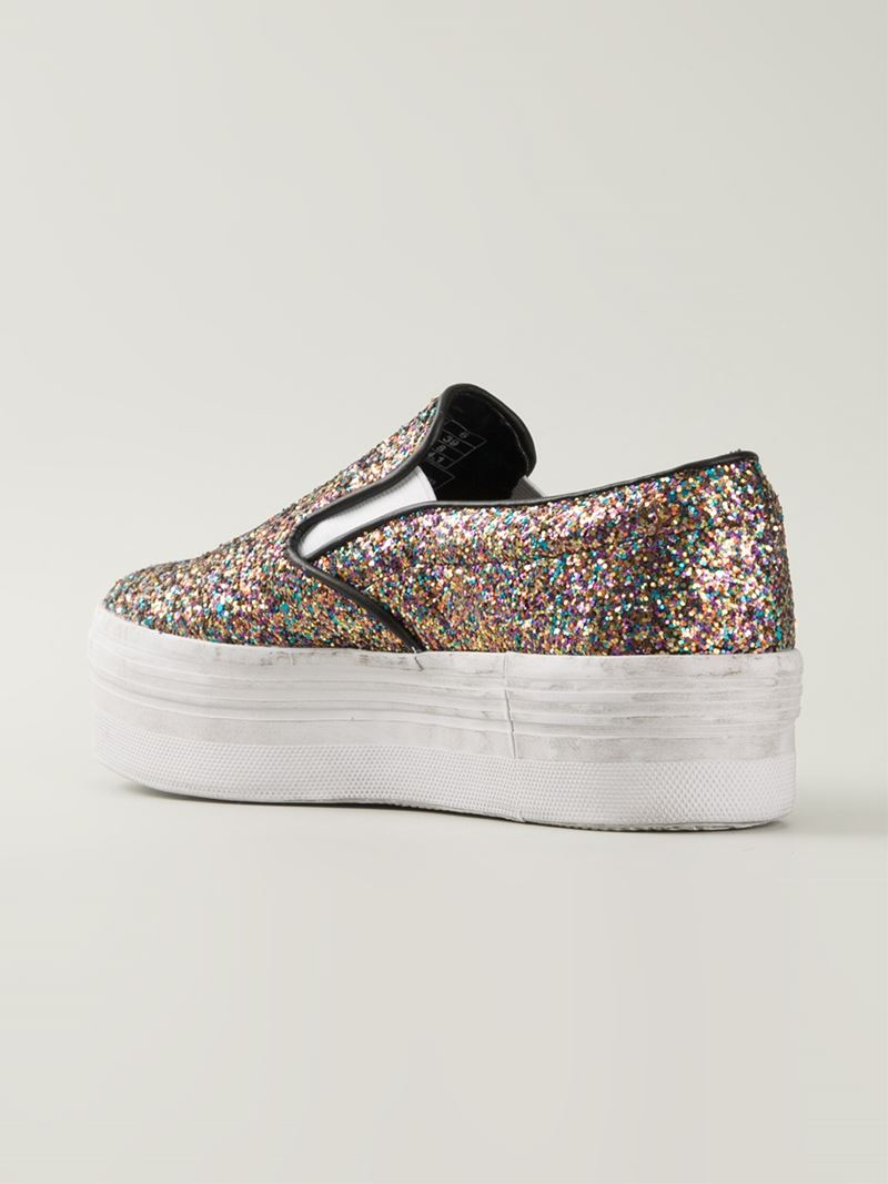 jeffrey campbell b2school platform sneakers
