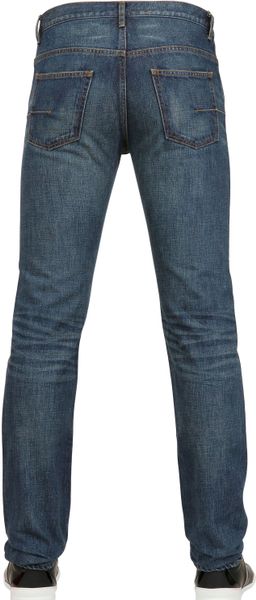Dior Homme 19cm Used Denim Jeans in Blue for Men | Lyst
