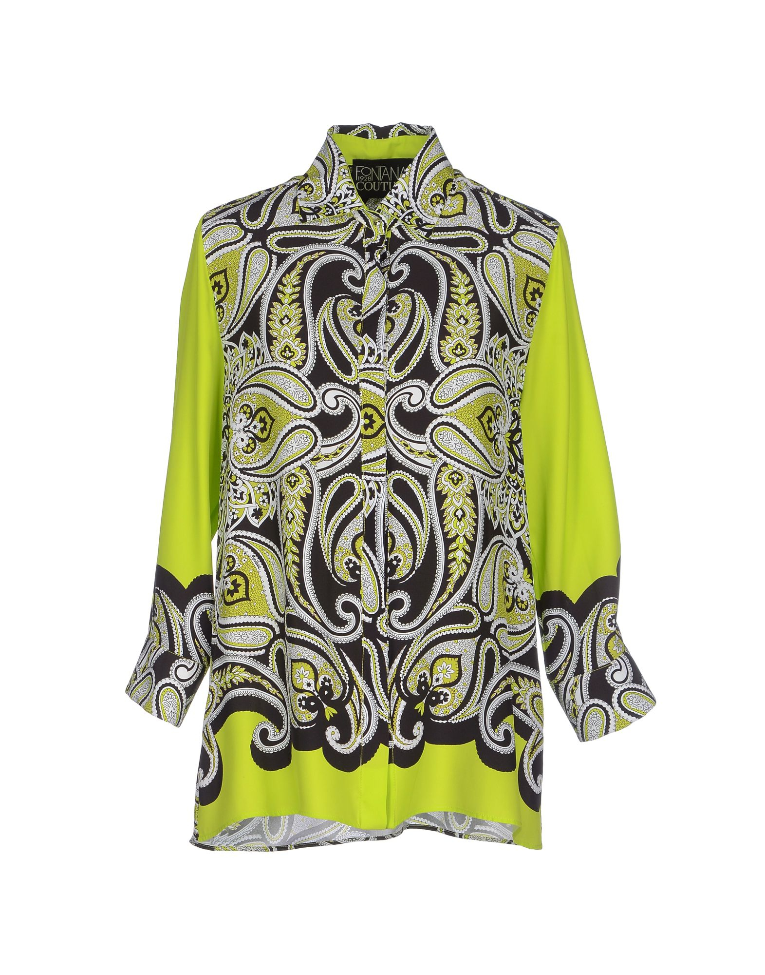 Fontana Couture Shirt in Green (Acid green) | Lyst