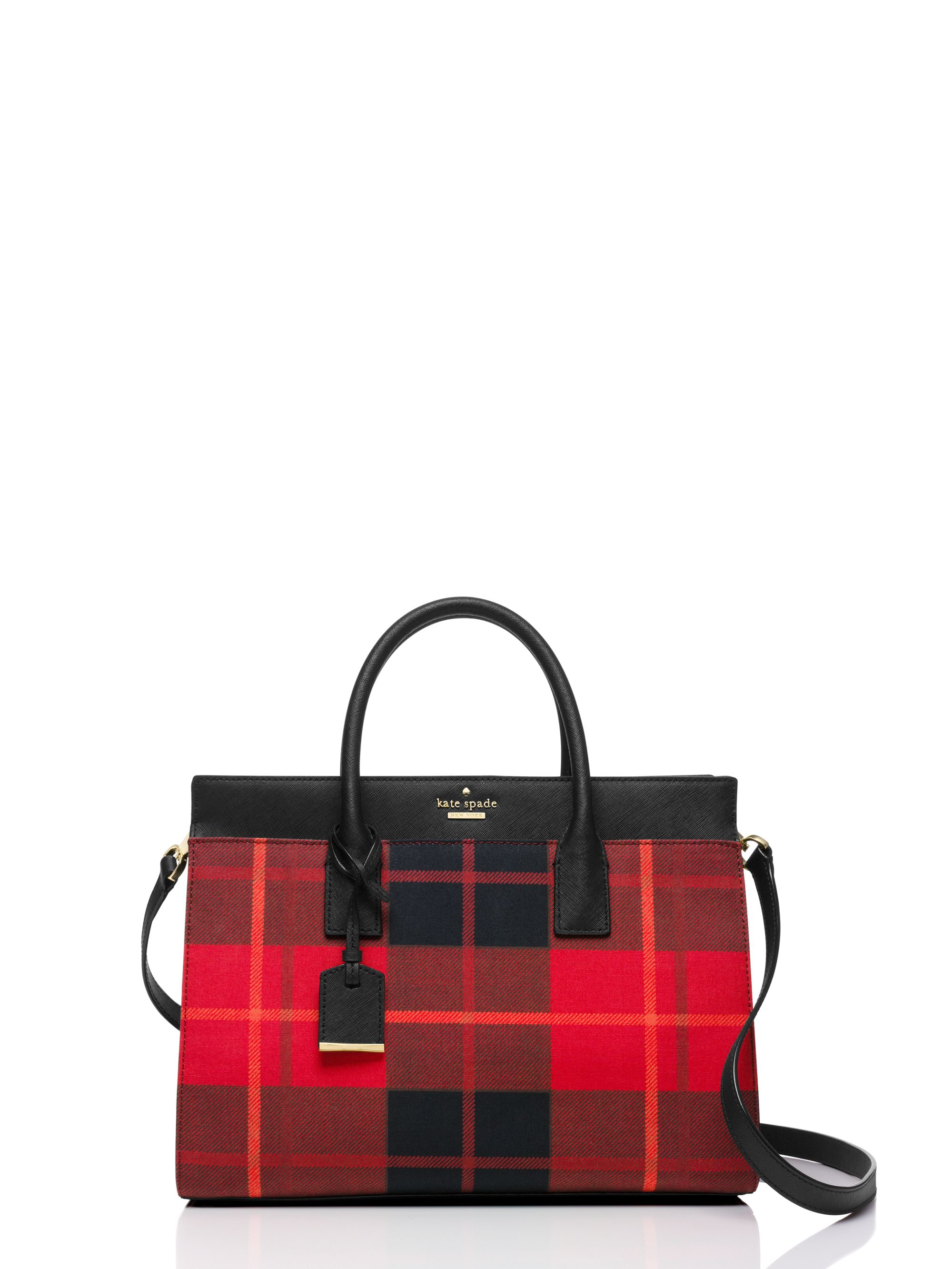 kate spade new york plaid tote bags