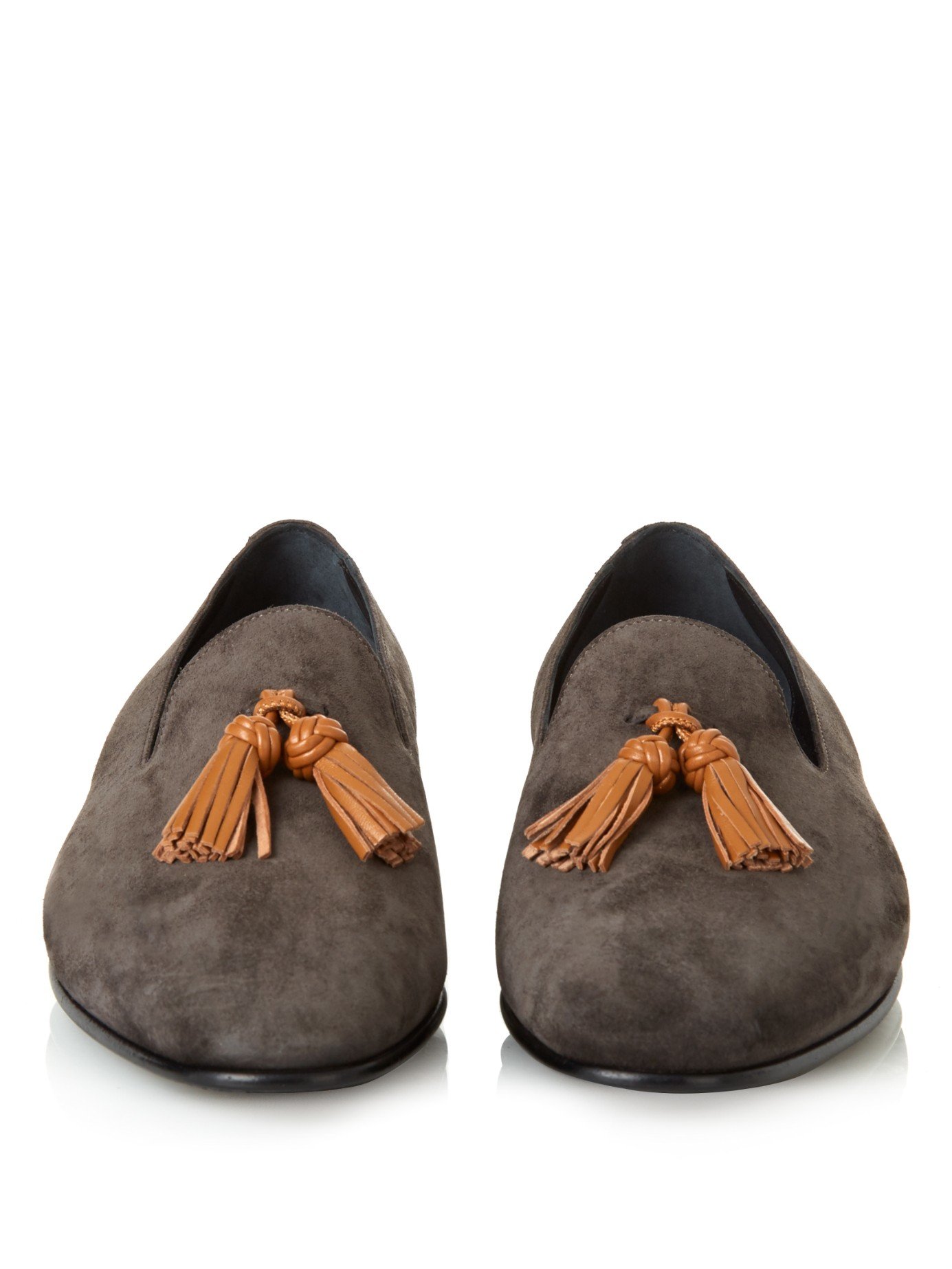 John Lobb Shoes >> Lyst - Burberry Prorsum Lewis Suede Loafers in Gray for Men John Lobb Shoes >> Lyst - Burberry Prorsum Lewis Suede Loafers in Gray for Men