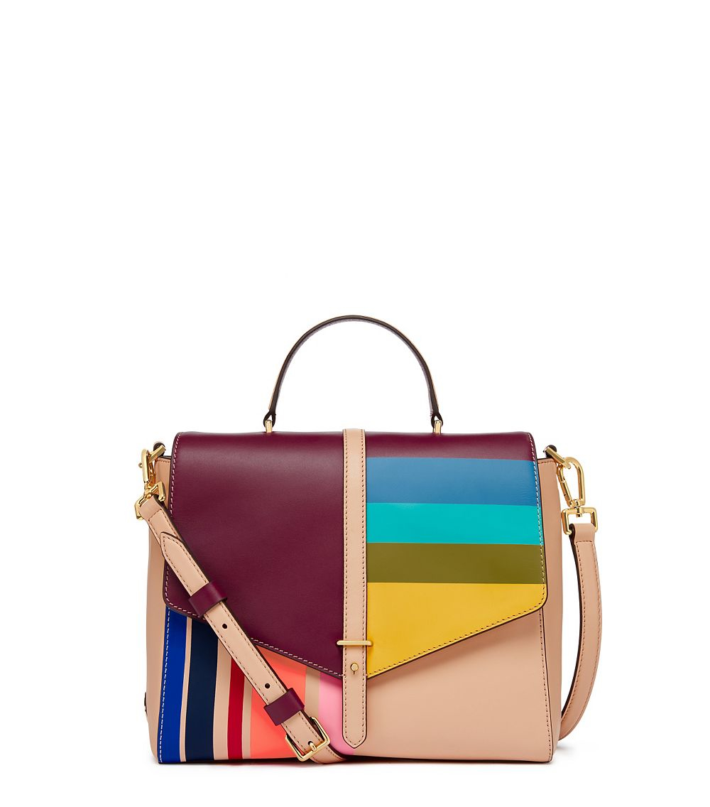 Lyst Tory Burch 797 Color Blocked Satchel Gallery