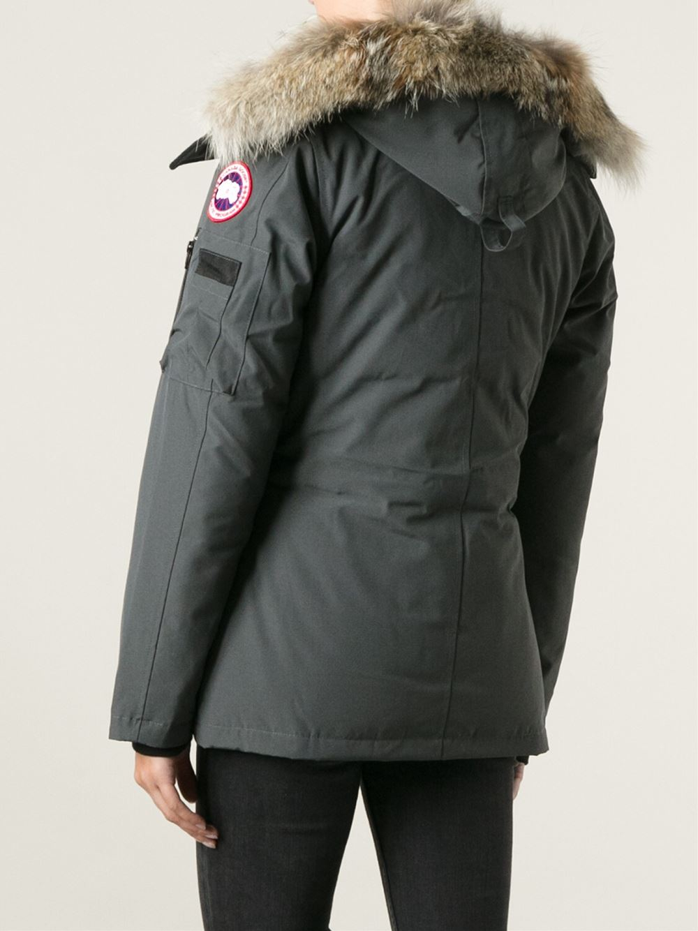 Canada Goose Montebello Parka In Gray Lyst