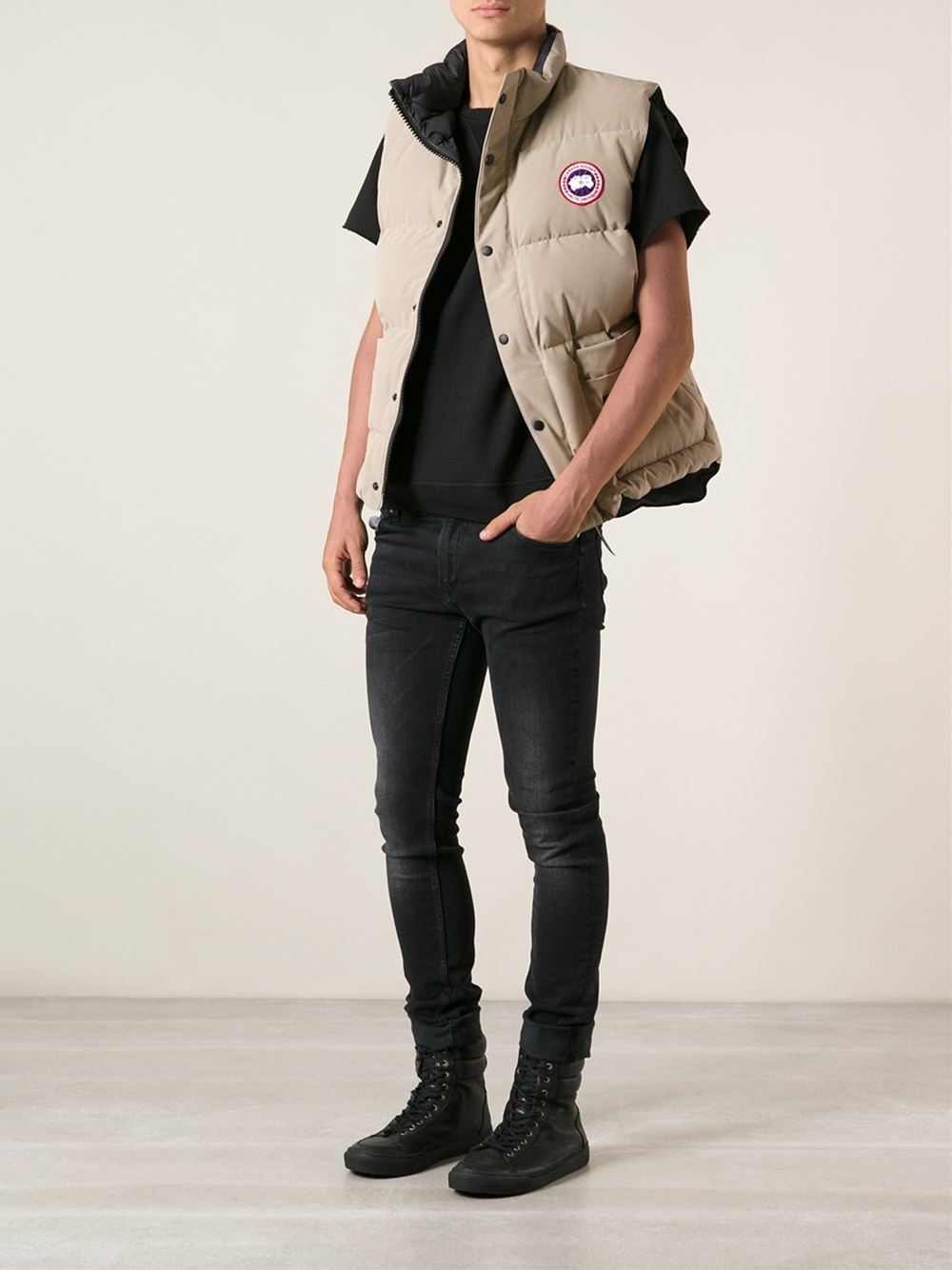 canada goose beige vest canada goose beige vest