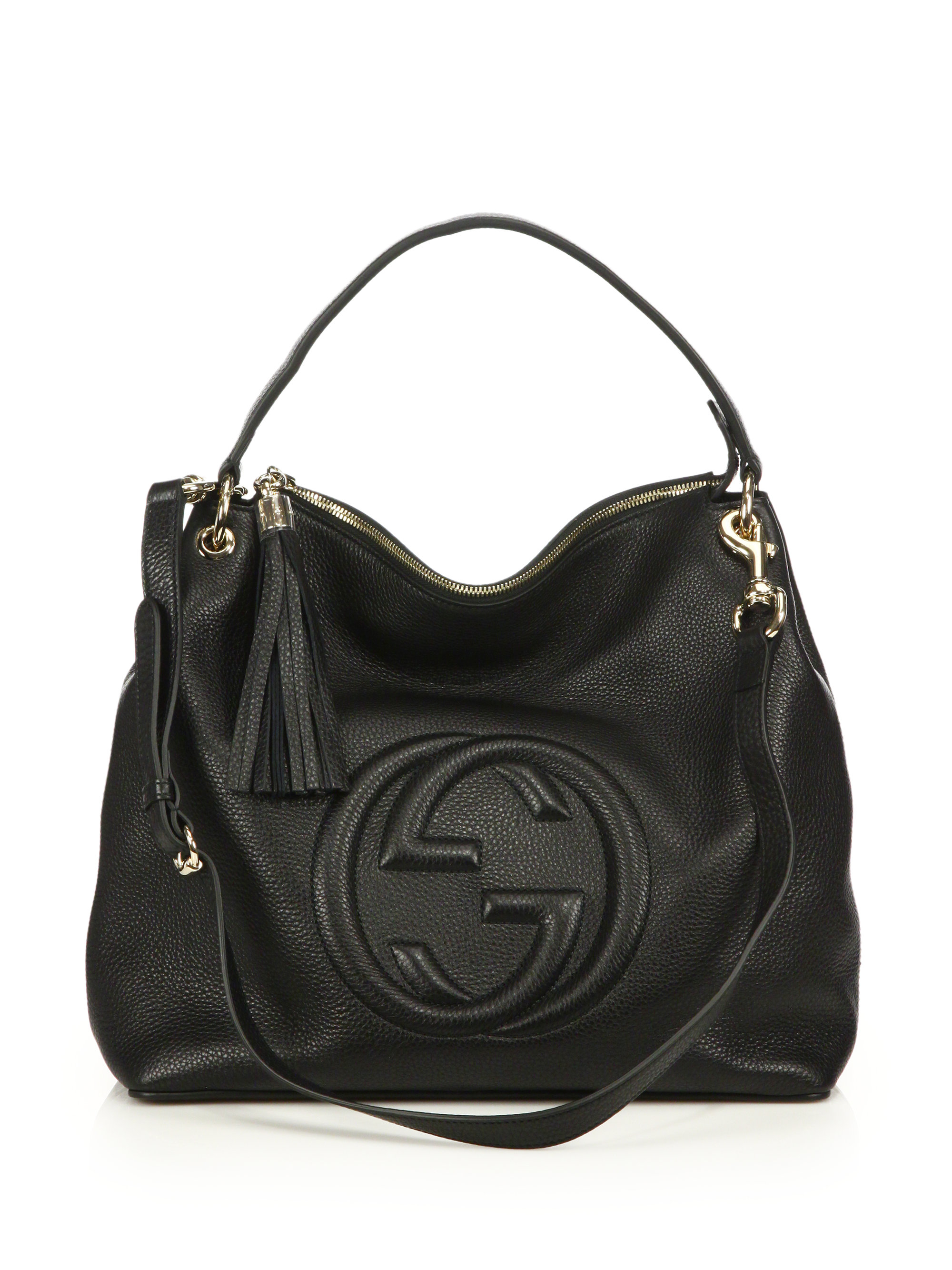 Gucci Soho Large Hobo Bag in Black | Lyst