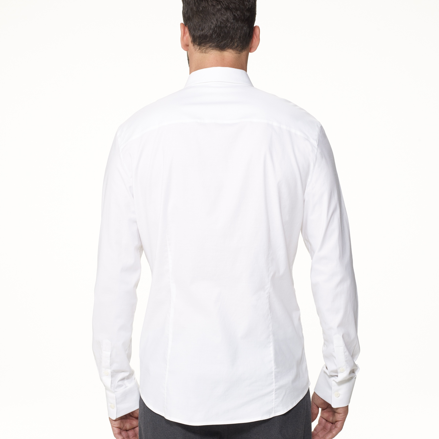 James Perse Stretch Flannel Shirt in White for Men - Lyst