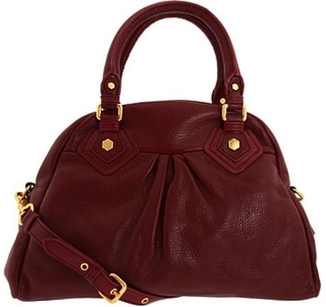 Marc By Marc Jacobs Baby Aidan Leather Bowling Bag in Purple (burgundy ...