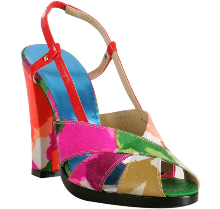 balenciaga embellished satin sandals