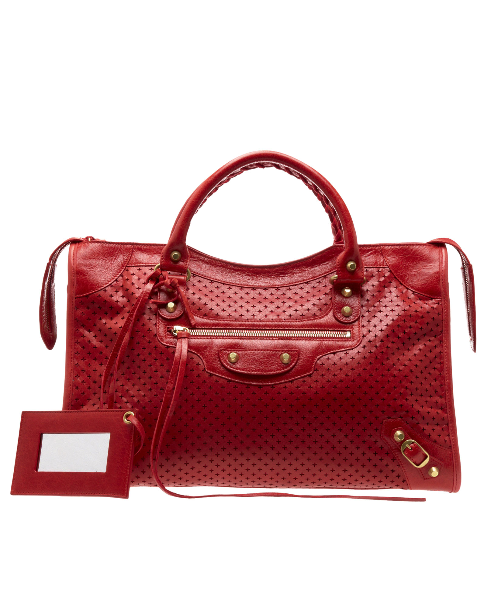 Balenciaga Classic City Messenger Bag in Red | Lyst