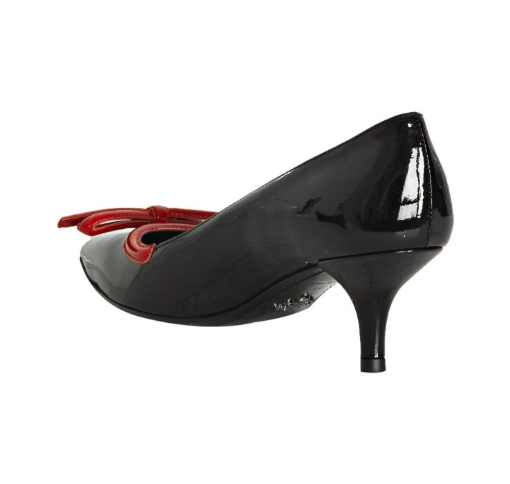 prada kitten heels with bow