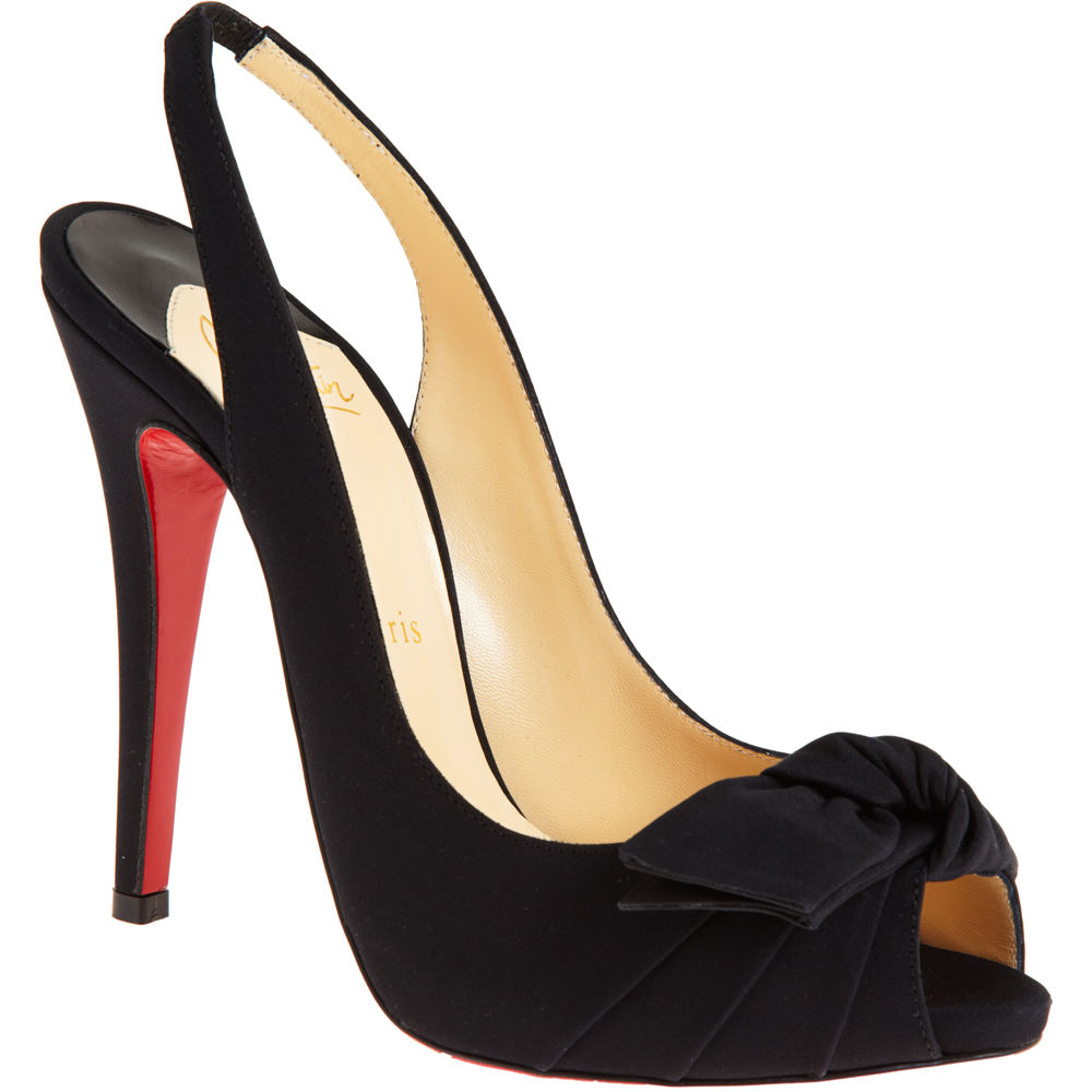 Christian Louboutin Lady Bow in Black | Lyst
