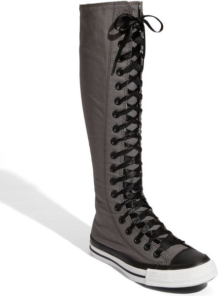 Converse Chuck Taylor® Xx Hi Knee High Sneaker in Gray (charcoal/ black ...
