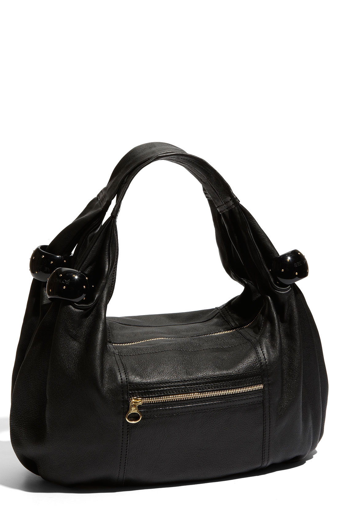 See By Chloé Ring Around Shoulder Bag in Black | Lyst