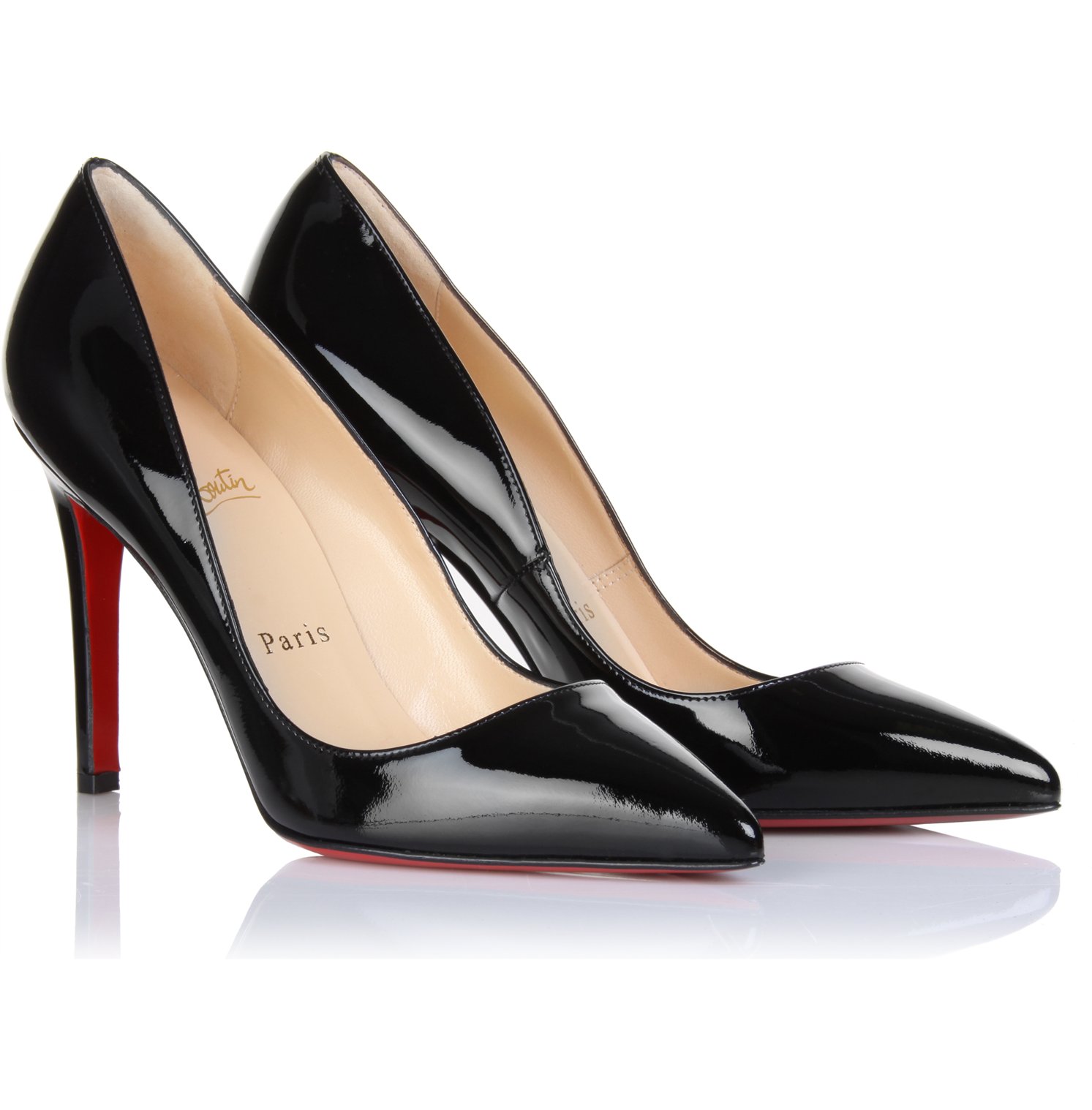 Christian louboutin Pigalle 100 Pumps in Black | Lyst