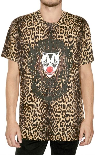 Givenchy Leopard Clown Oversized T-shirt in Animal for Men (leopard) | Lyst