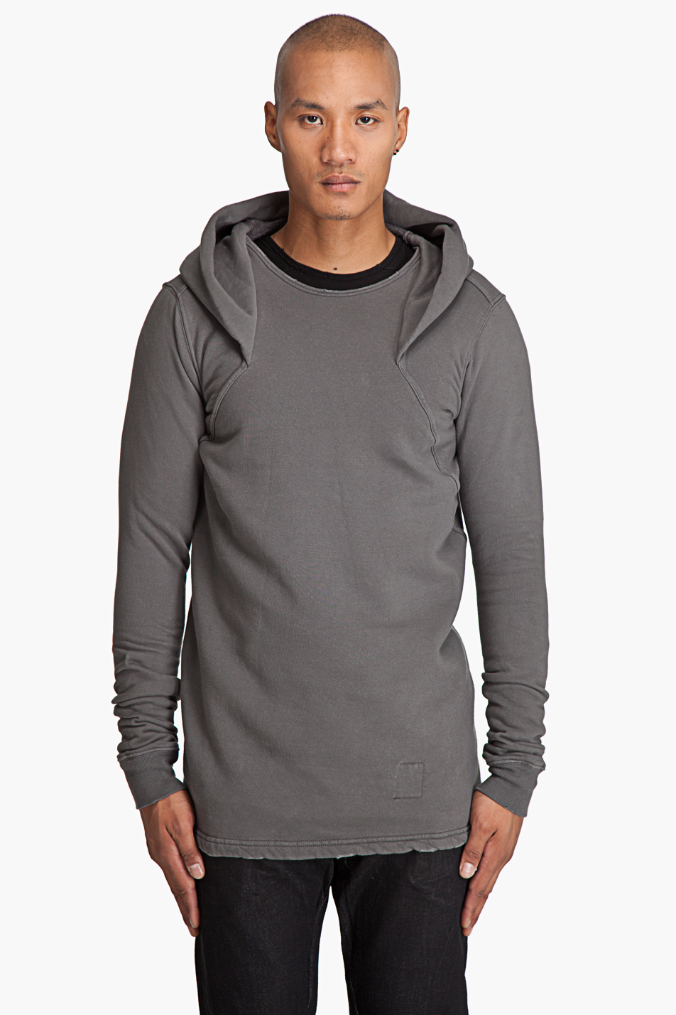 Drkshdw By Rick Owens Sweat Hoodie in Gray for Men (charcoal) | Lyst