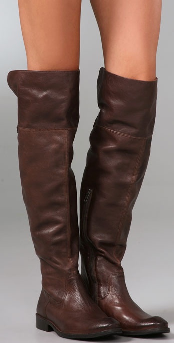 Frye Shirley Over The Knee Boot In Brown Lyst