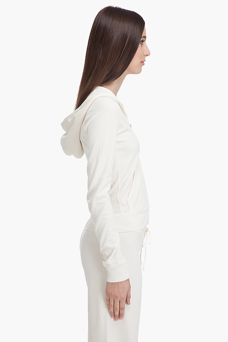 Lyst Juicy Couture Velour Classic Zip Hoodie in White