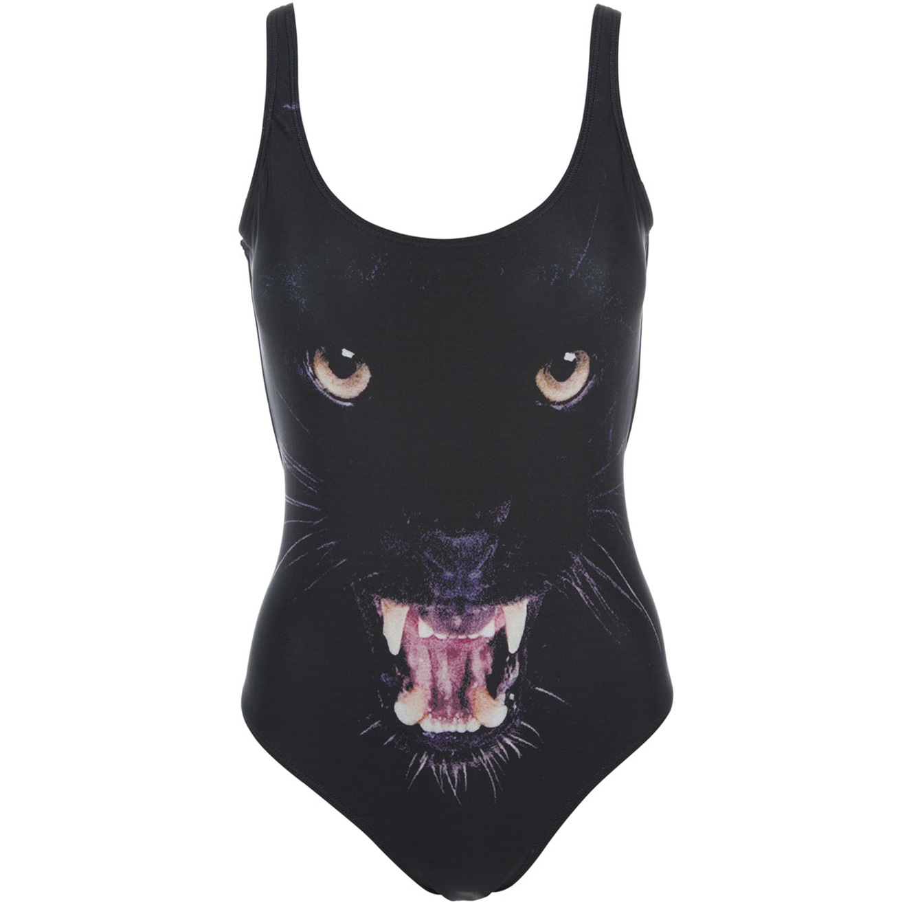 We Are Handsome Low Back Swimsuit in Black | Lyst