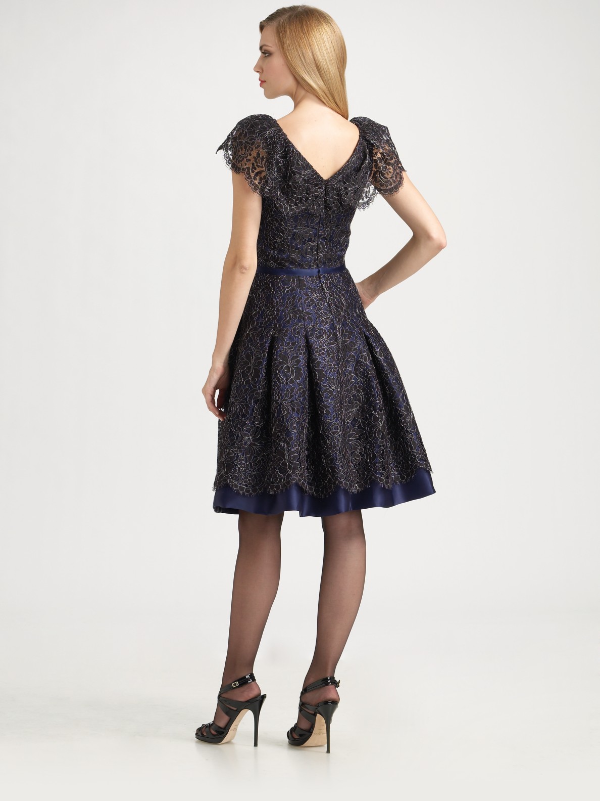 carolina herrera black gown